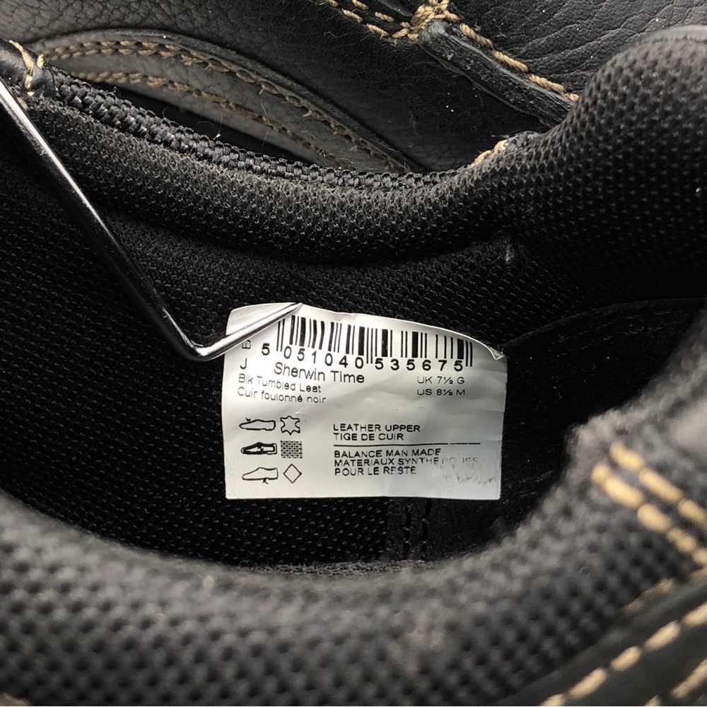 Clark’s Pickett Mens Size 8.5 Black Slip On Walking Shoe - Picture 10 of 13